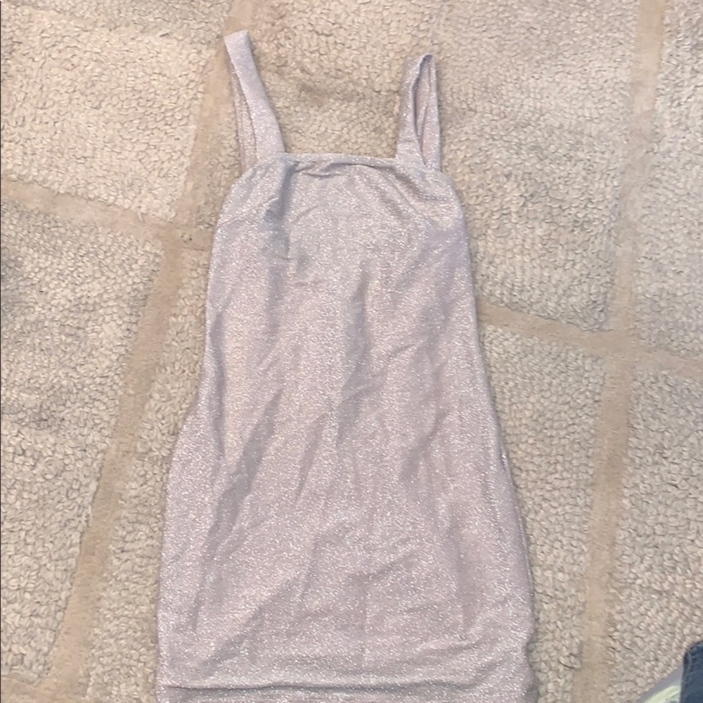 Tobi Gold Glam Bodycon Dress